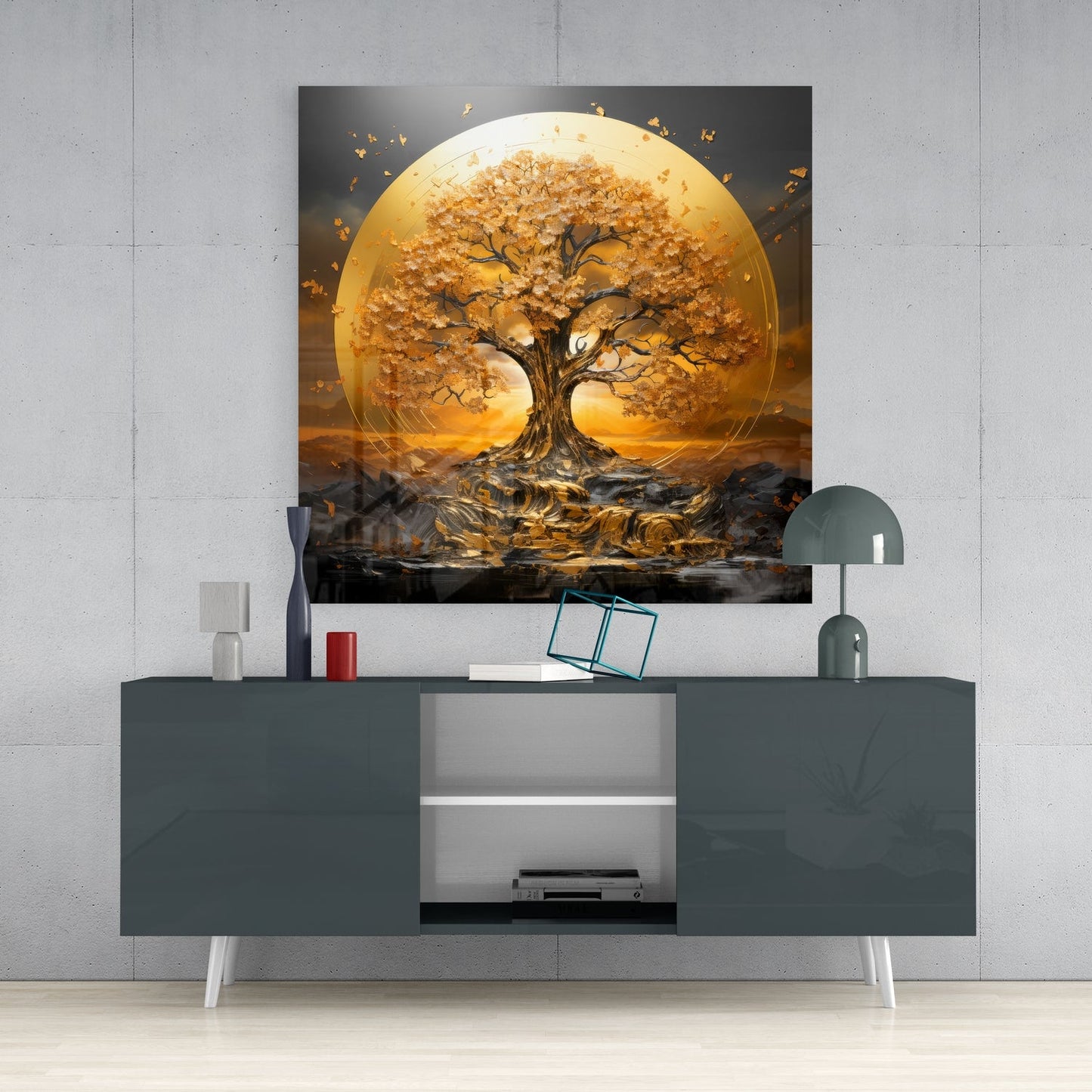 Tree of Life Glass Wall Art|| Designer's Collection