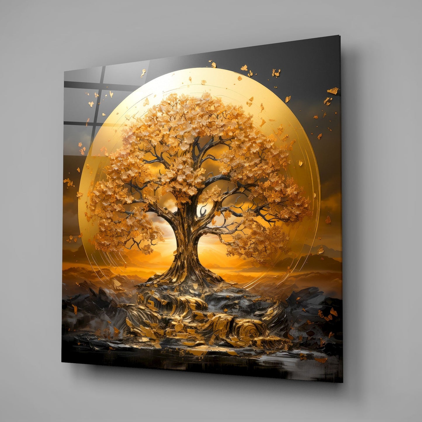 Tree of Life Glass Wall Art|| Designer's Collection