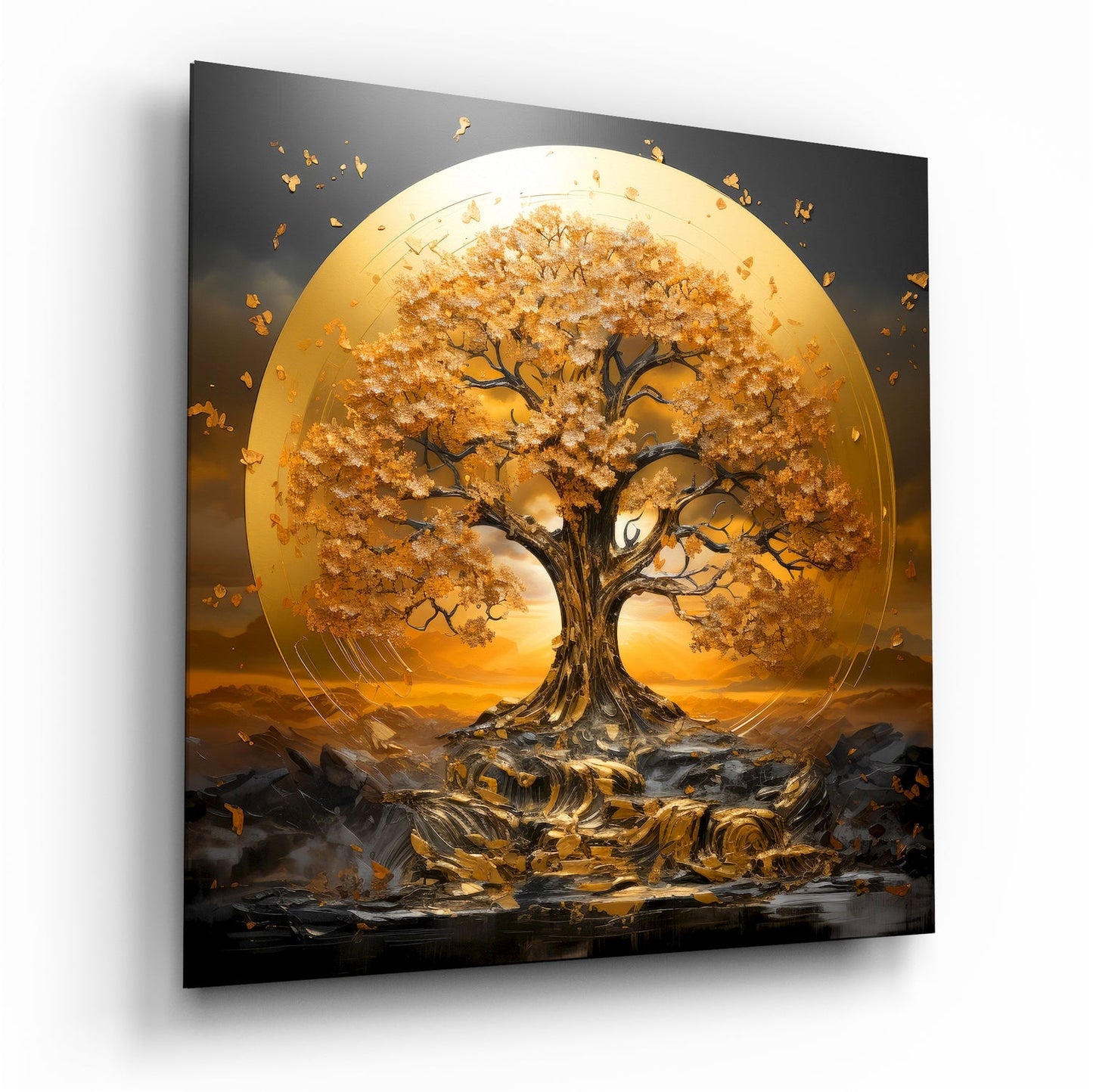 Tree of Life Glass Wall Art|| Designer's Collection