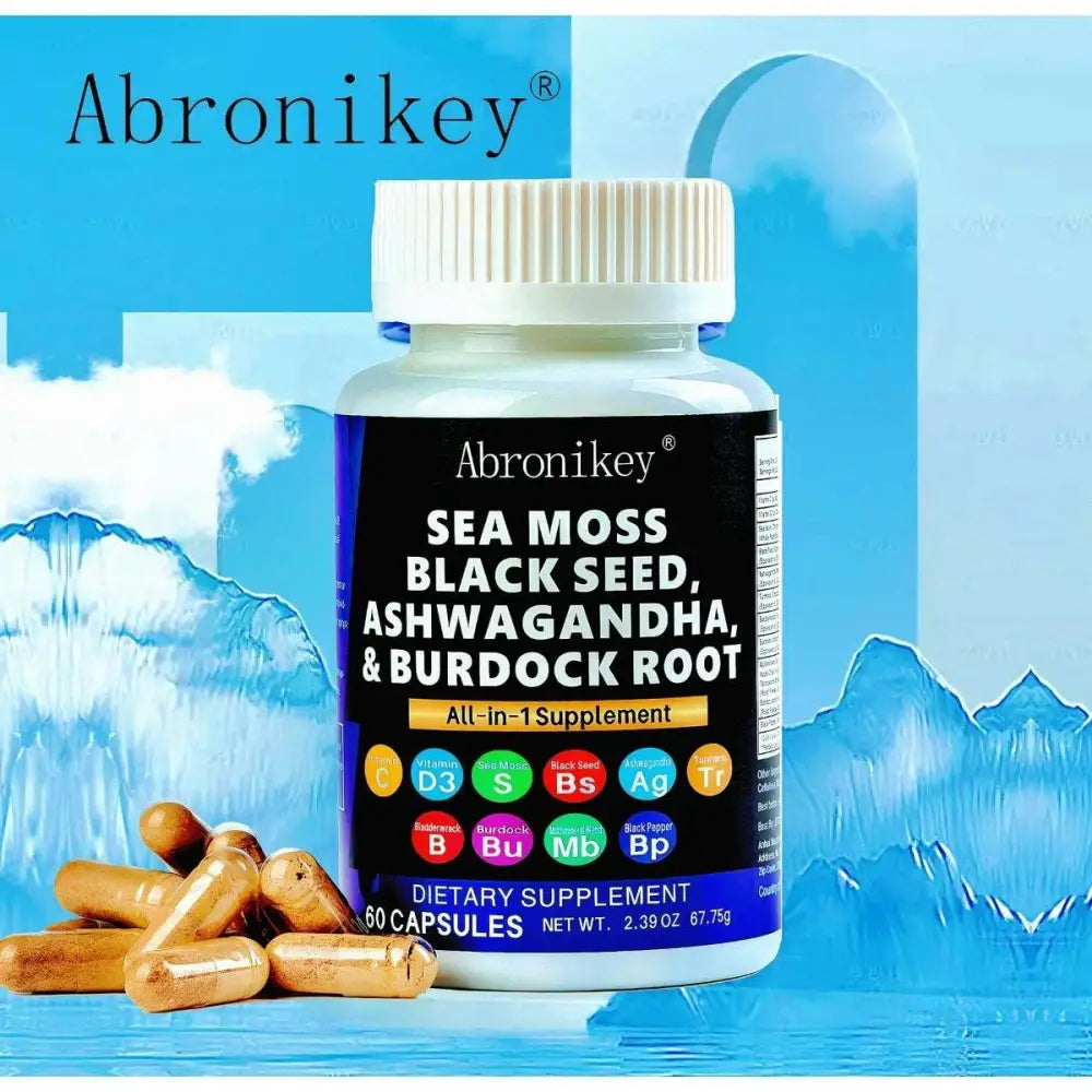 Sea Moss and Black Seed Oil 60 Capsules