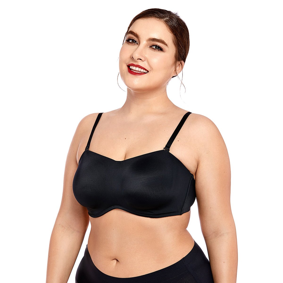 Seamless Minimizer Strapless Underwire Bra-1