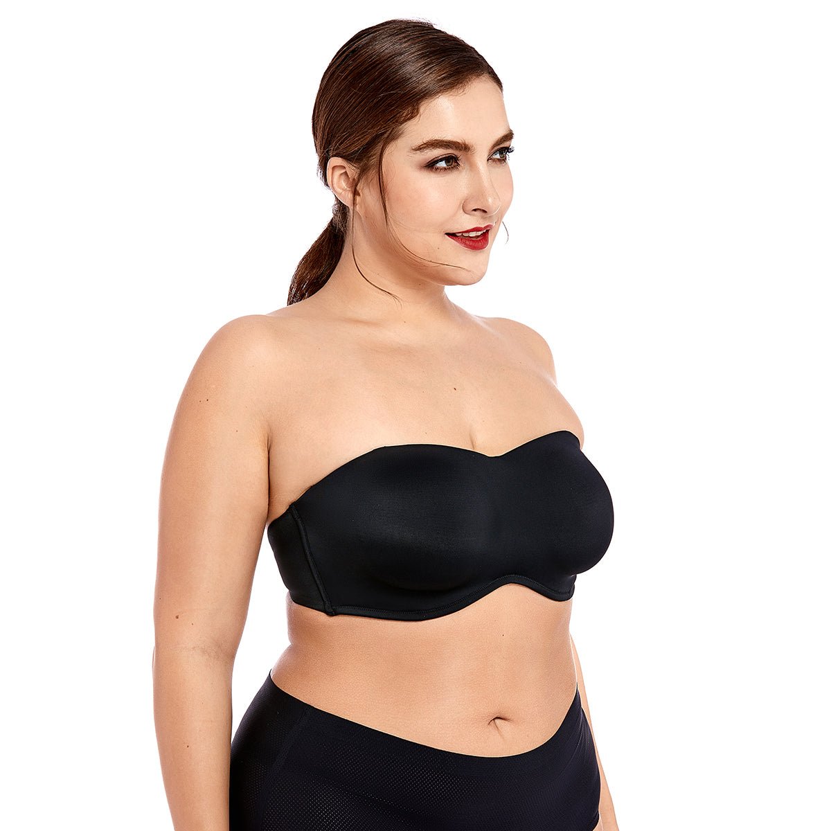 Seamless Minimizer Strapless Underwire Bra-2