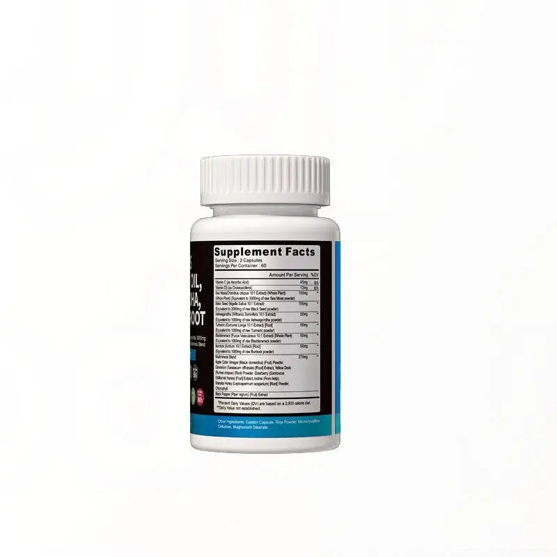 Seaweed Capsules with Sea Moss and Ashwagandha