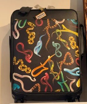 Seletti Toiletpaper Travel Trolley Snakes Suitcase