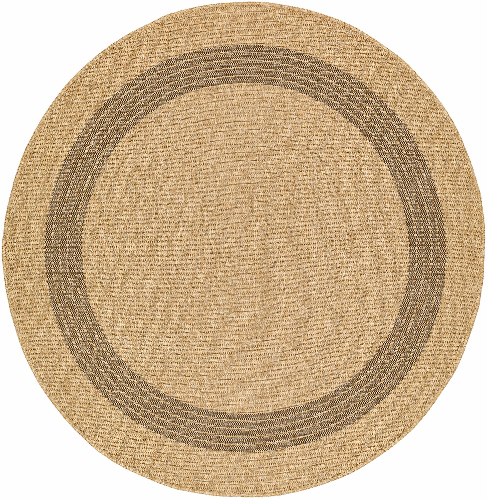 Andie Bordered Faux Jute Rug-0