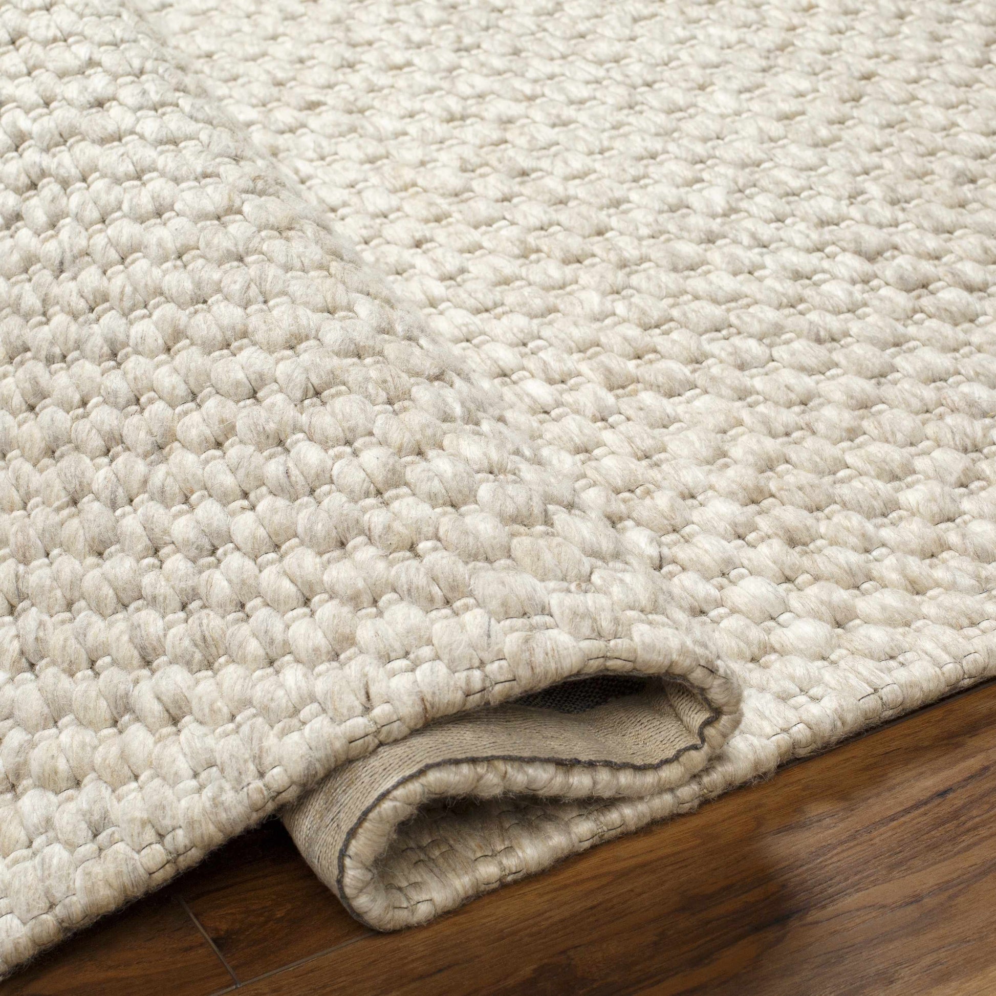 Kassa Beige Hand Woven Area Rug-4