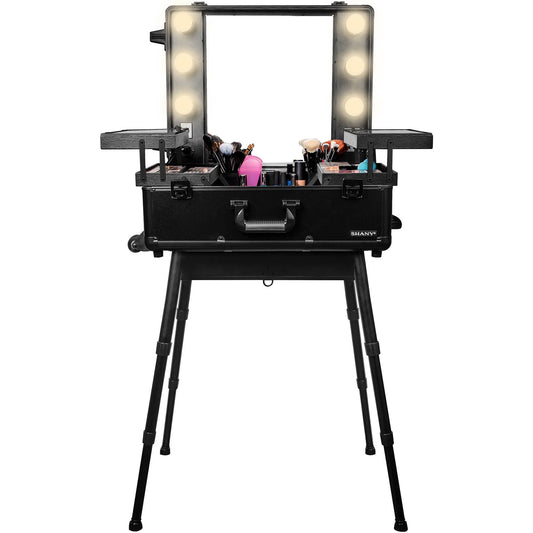 Studio ToGo Wheeled Trolley Makeup Case & Organizer with Light