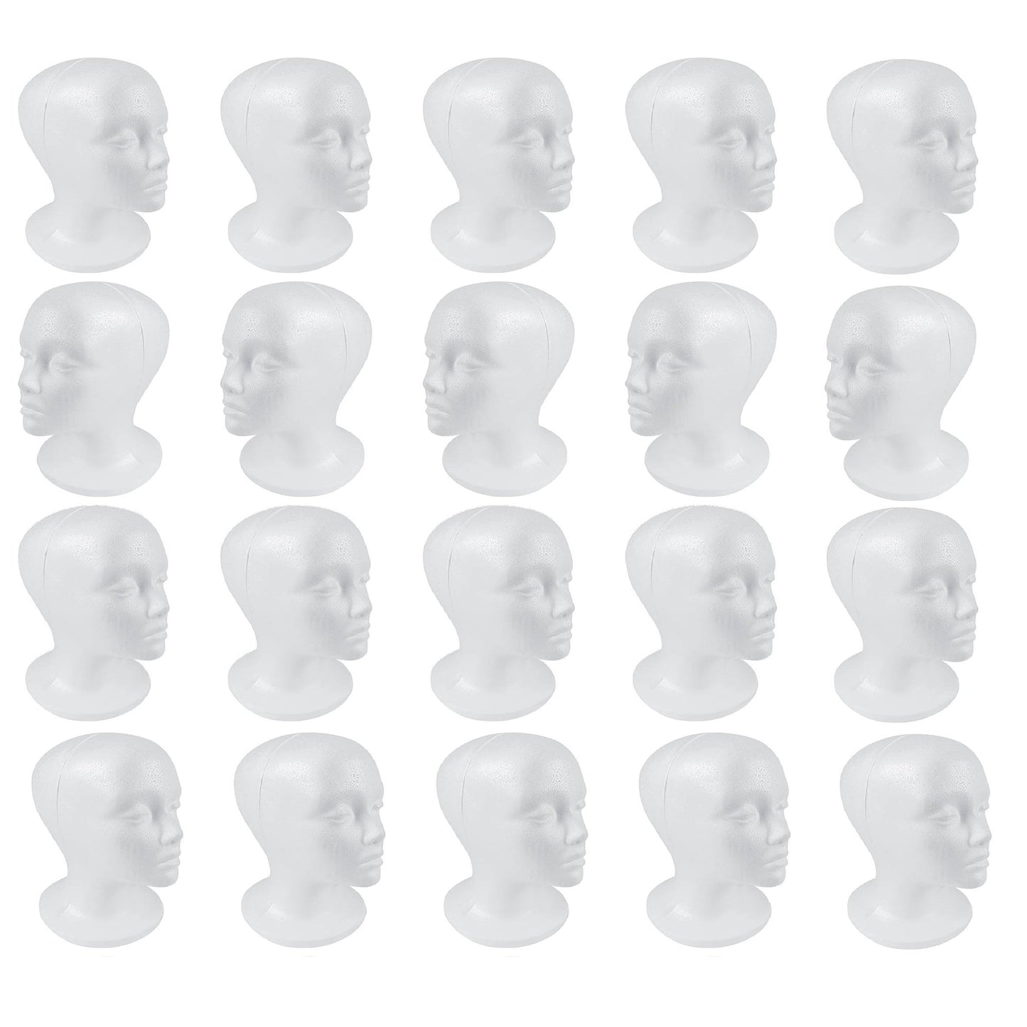 Styrofoam Model Heads/Hat Wig Foam Mannequin