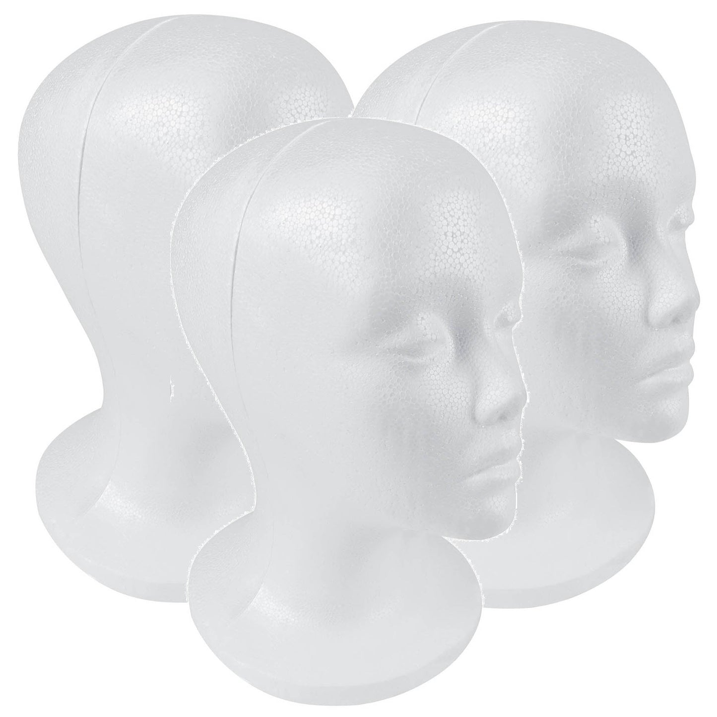 Styrofoam Model Heads/Hat Wig Foam Mannequin