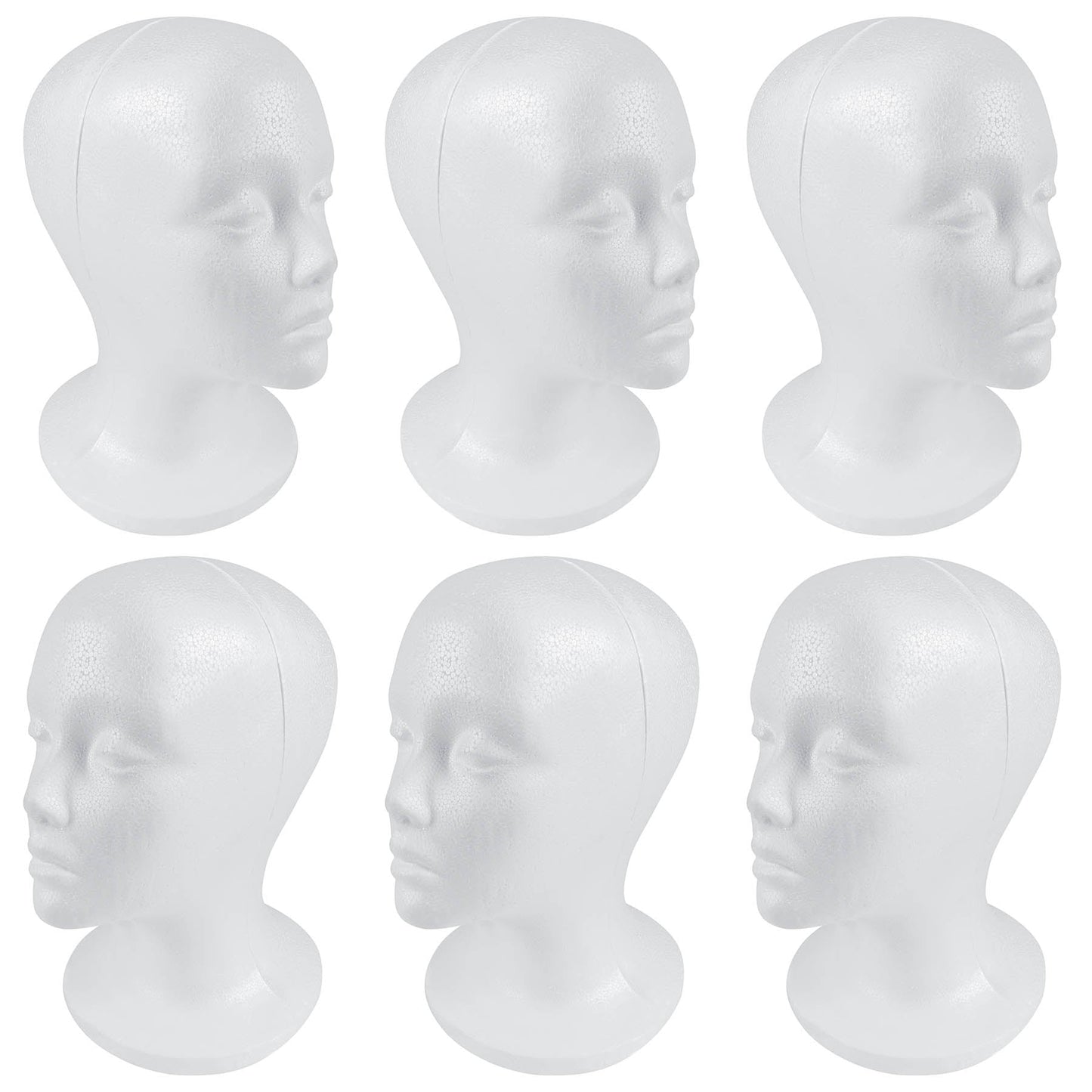 Styrofoam Model Heads/Hat Wig Foam Mannequin