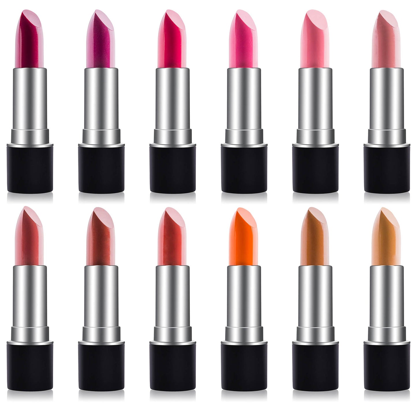 SHANY Slick & Shine Premium Lipstick Set - Matte-1