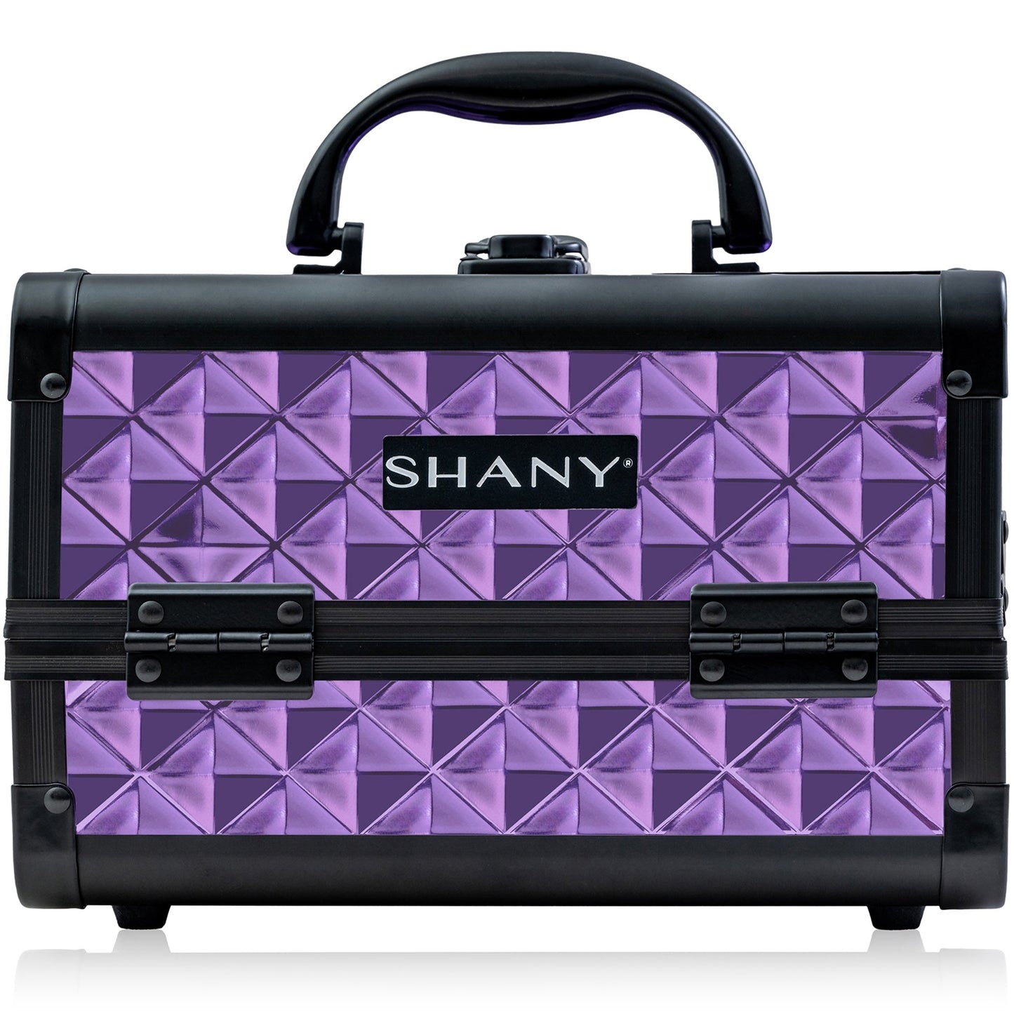 Chic Makeup Train Case with Mirror
