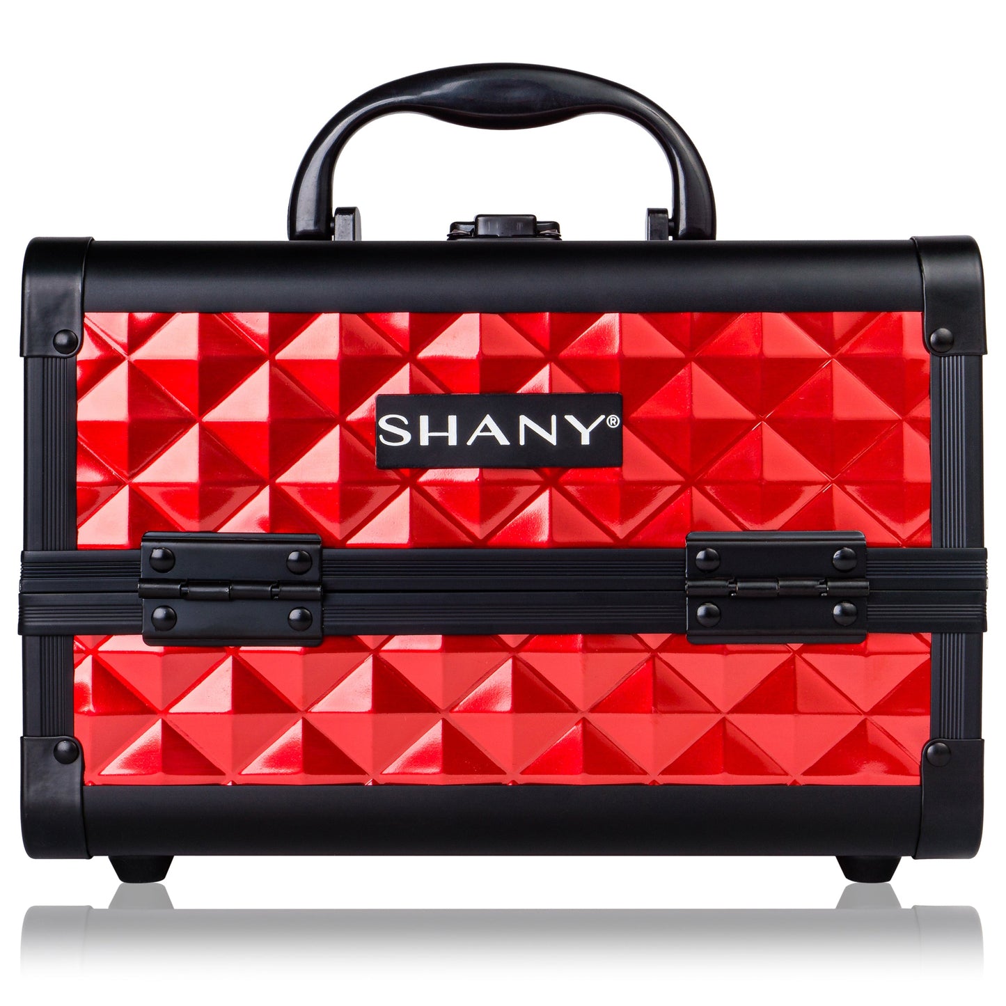 Chic Makeup Train Case with Mirror