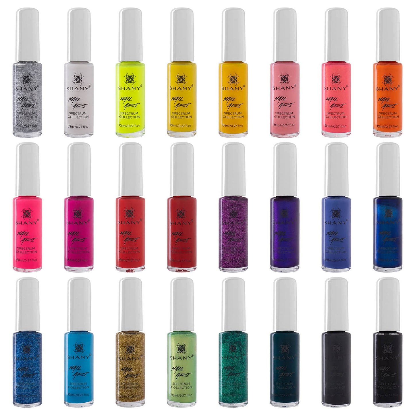 Nail Art Polish Set 24 Colors Quick Dry New Formula-1