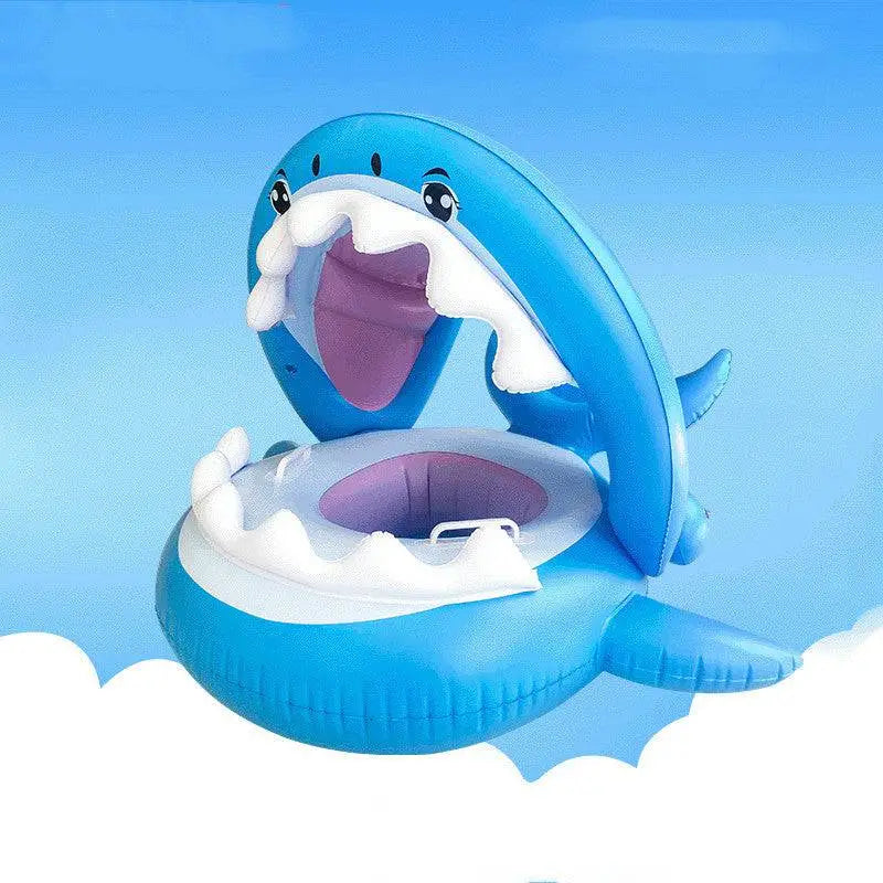 Shark Seat Swimming Ring with Awning