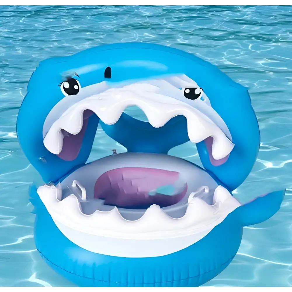 Shark Seat Swimming Ring with Awning