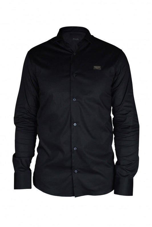Philipp Plein Men Diamond Cut Ls Iconic Shirt