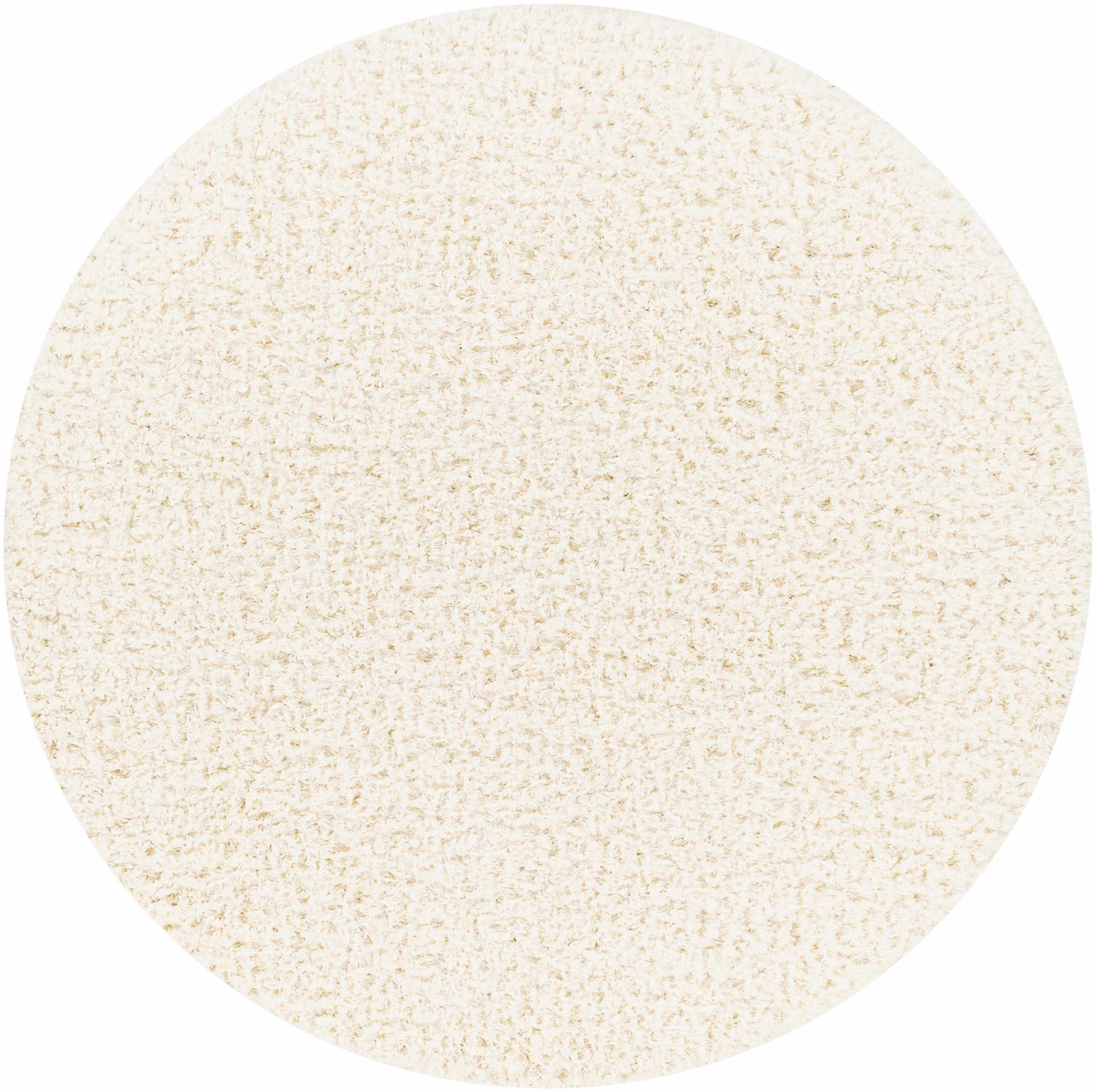 Siari Solid Cream Plush Rug-5