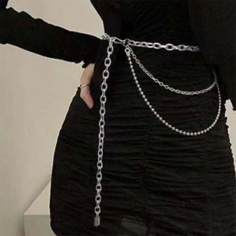 Silver Chain Belt Summer Body Jewelry