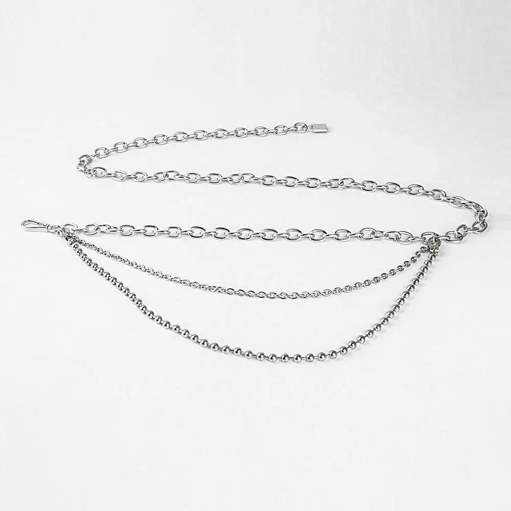 Silver Chain Belt Summer Body Jewelry