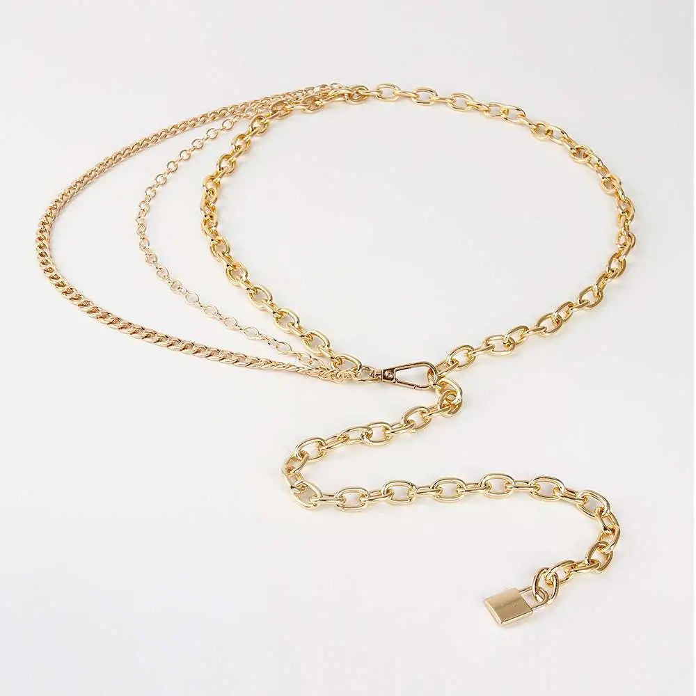 Silver Chain Belt Summer Body Jewelry