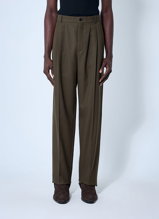 Saint Laurent Men Wool Tailored Pants