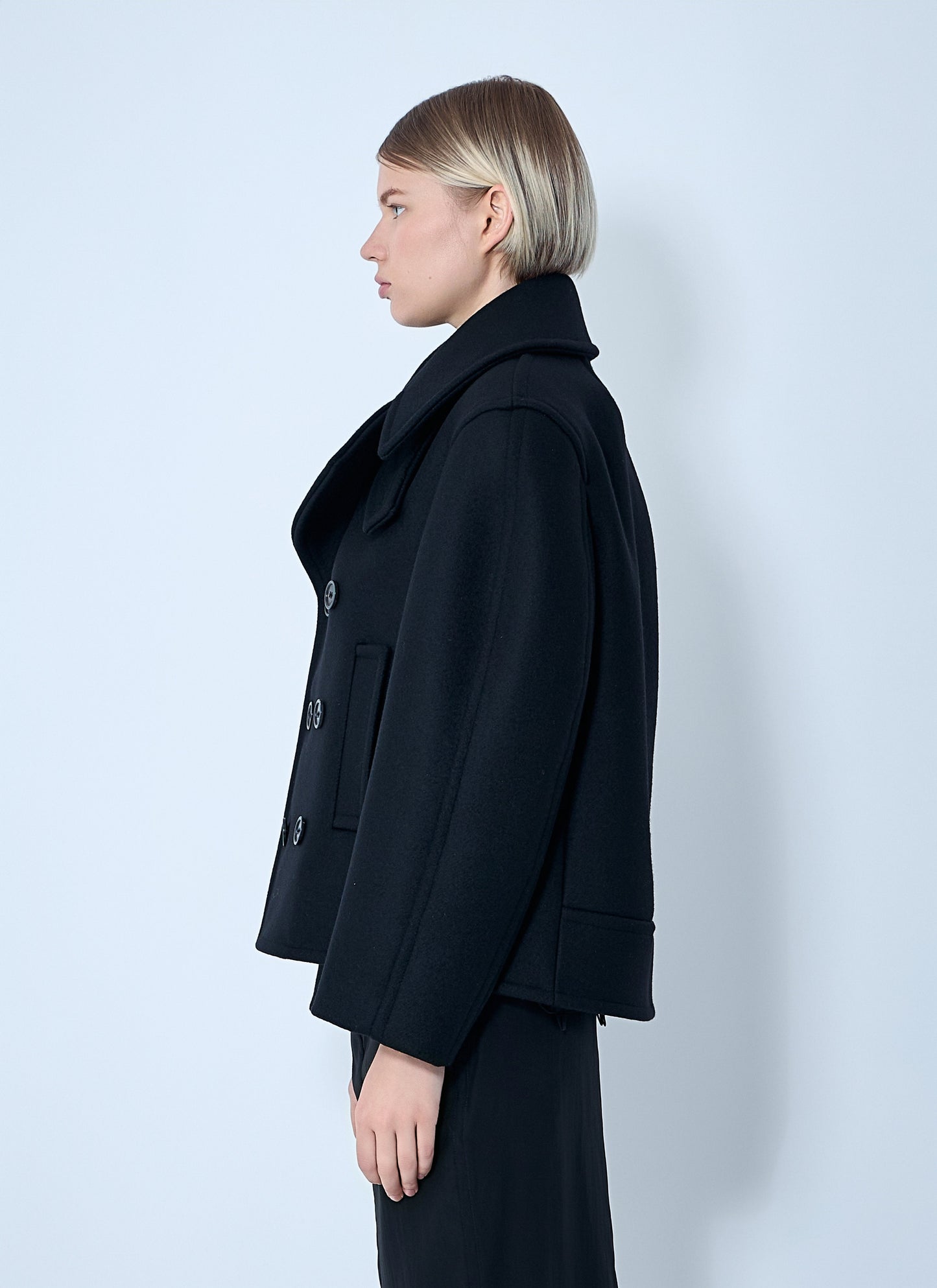Saint Laurent Women Wool Coat