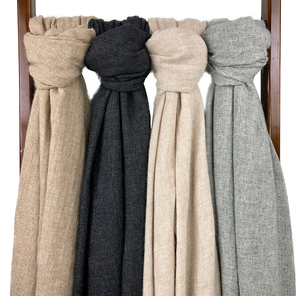 Blush Handloom Cashmere Scarf-2
