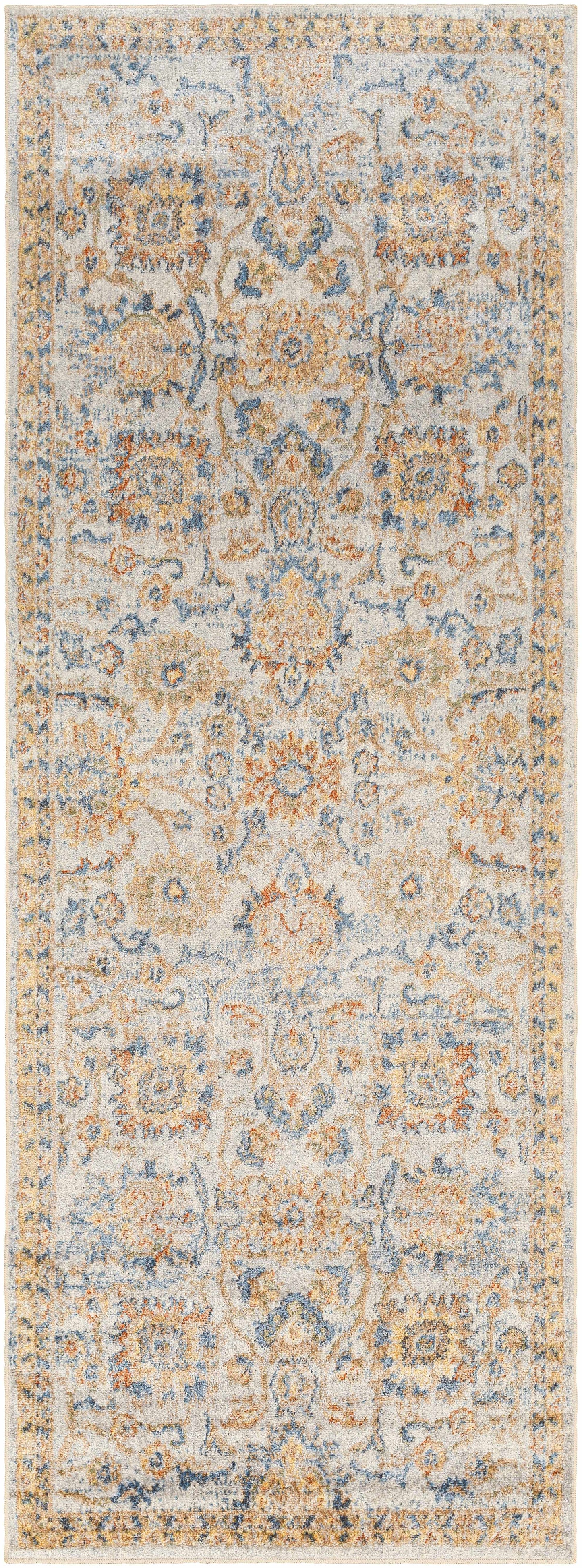 Dion Washable Floral Rug-6