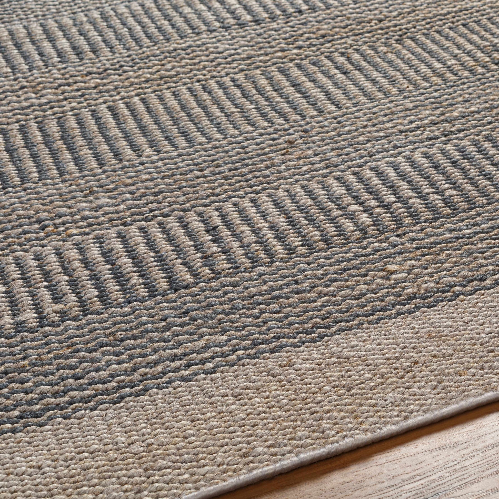 Navy Elle Jute Rug-3