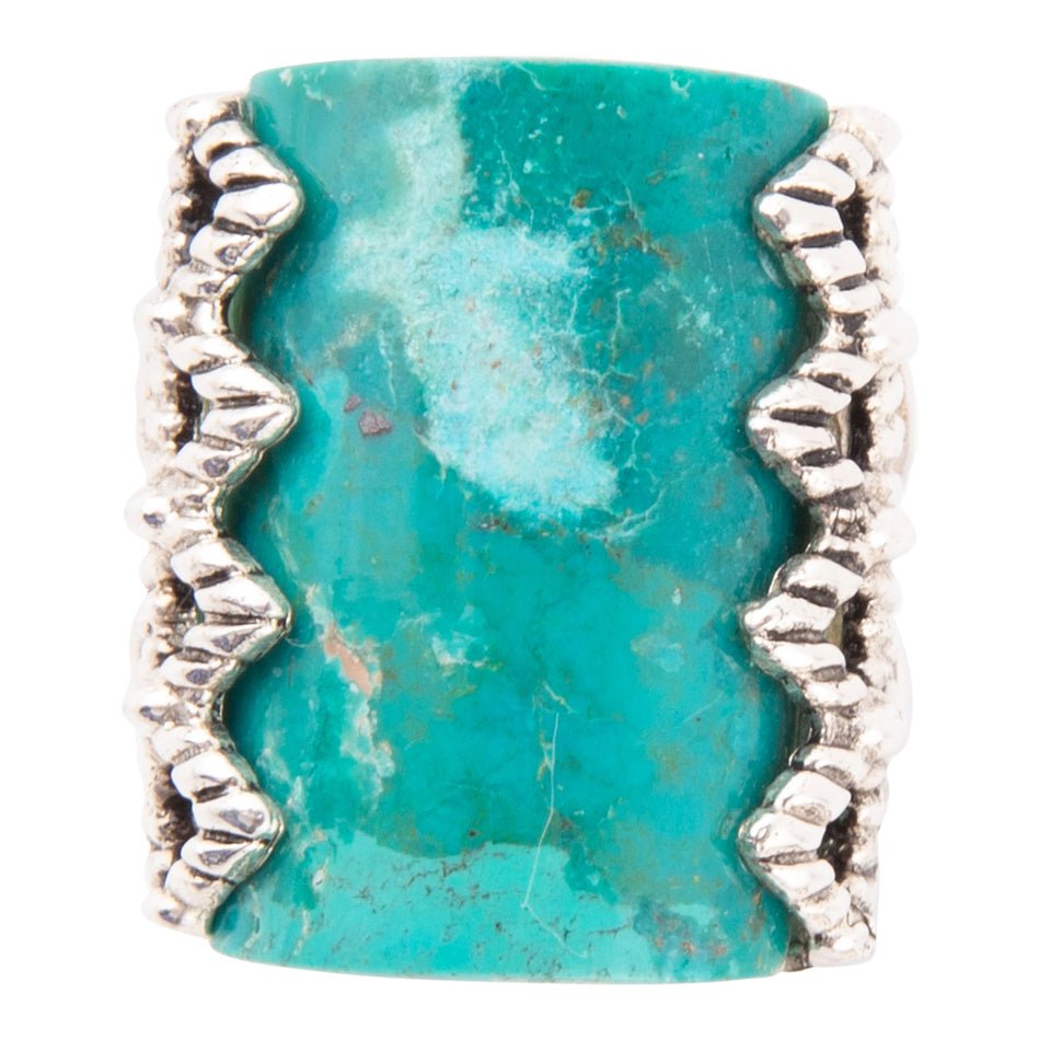 Slice Genuine turquoise Ring