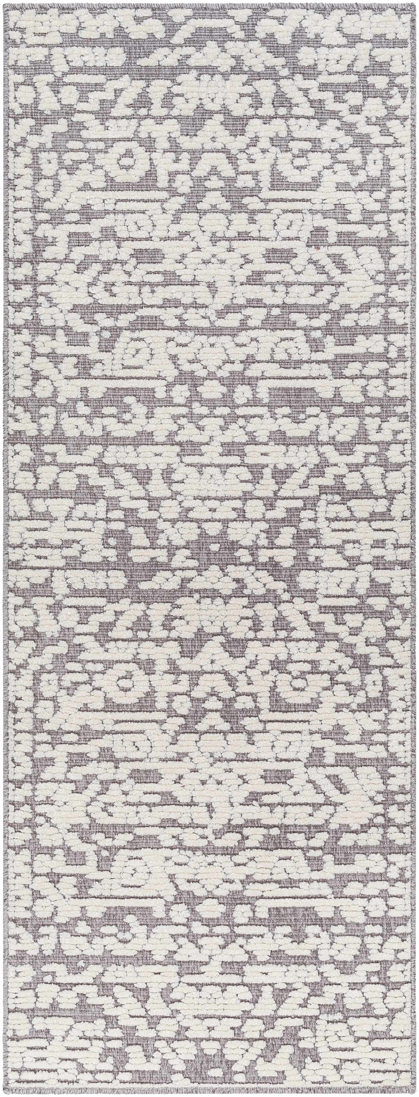 Beren Gray Washable Area Rug - Clearance-5