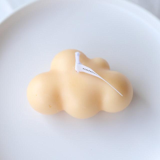 Small Scented Cloud Shape Birthday Candle Handmade Scented Candle Hand Poured Decorative Candle Aesthetic Candle Room Decor For Home Use Bedroom Romantic Soy Candle Home decoration Mother's Day Gifts