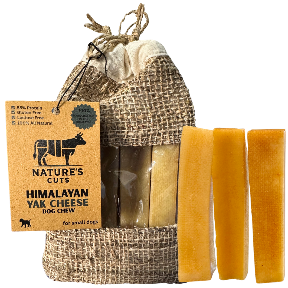 Small Yak Cheese (4 Pack) in Hand Woven Bag-0
