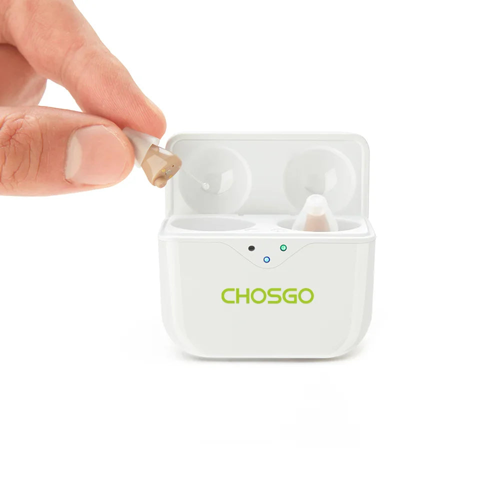 SmartR Pro Smallest Rechargeable OTC CIC Hearing Aids with AI Noise Reduction-2