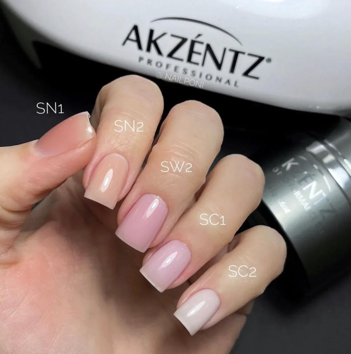 Akzentz - SN2 Trinity Shades Natural, 7g /45g