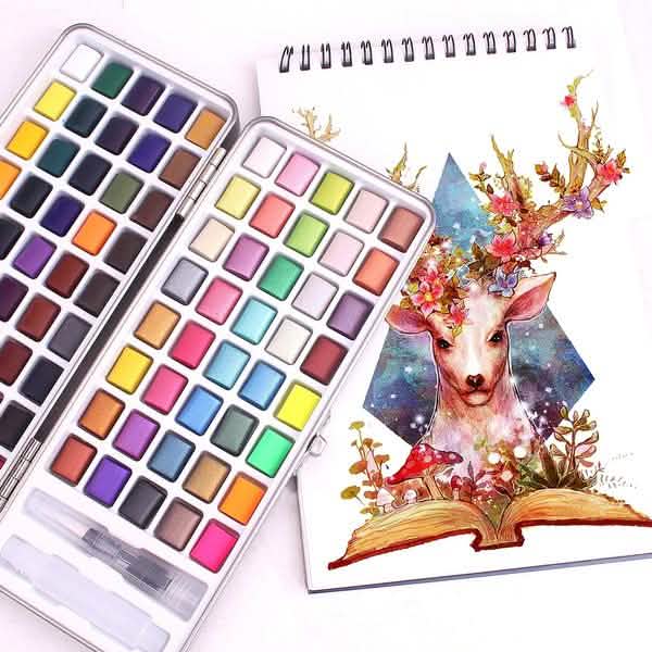 Solid Watercolor Pigment Set