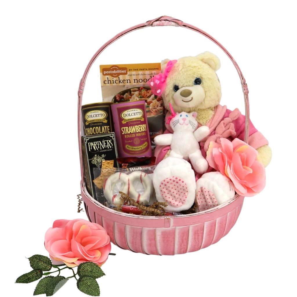 Soothing Care Bear Gift Basket