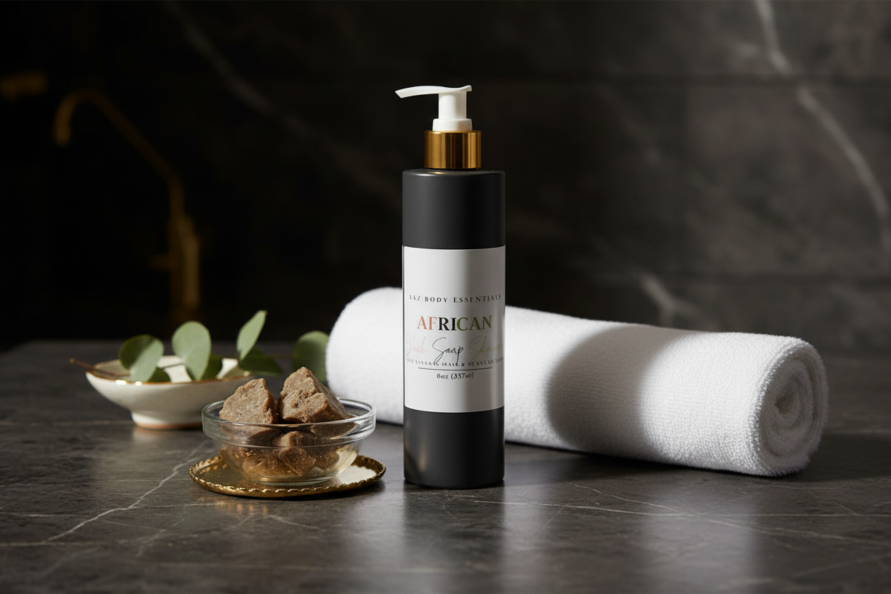 African Black Soap Shampoo-4