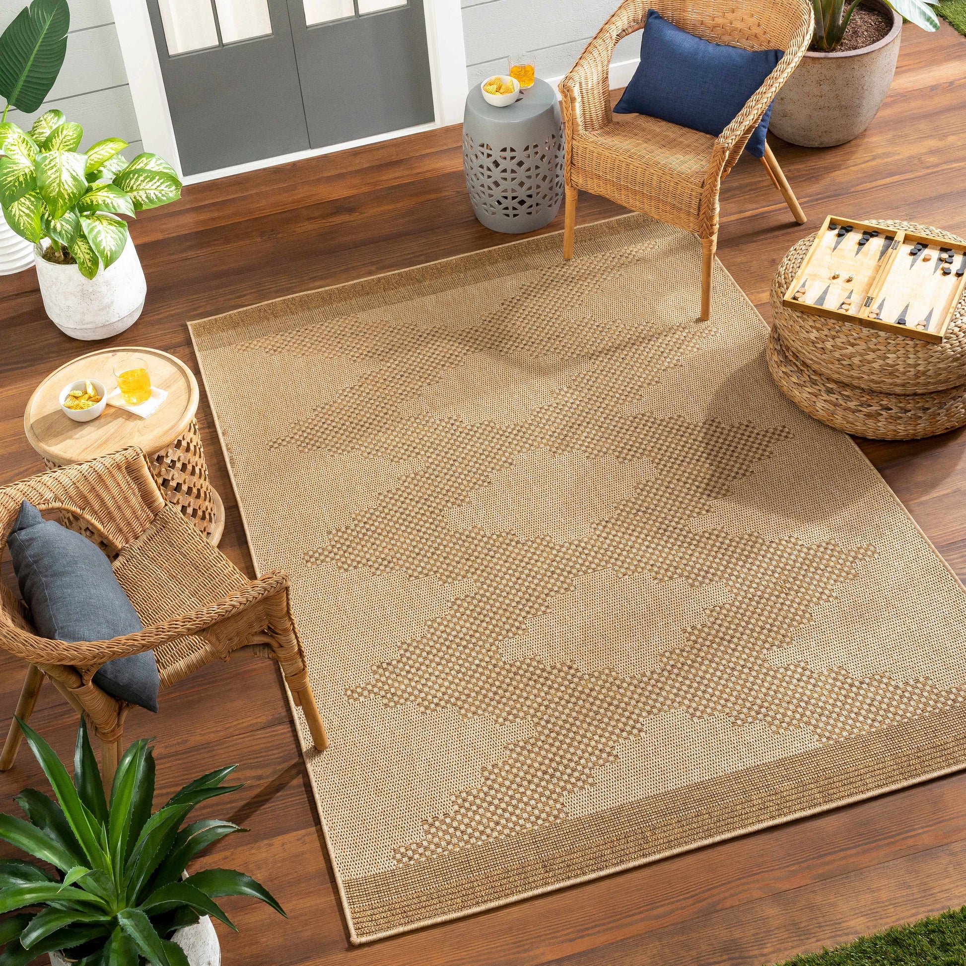 Colum Flatweave Faux Jute Rug-1