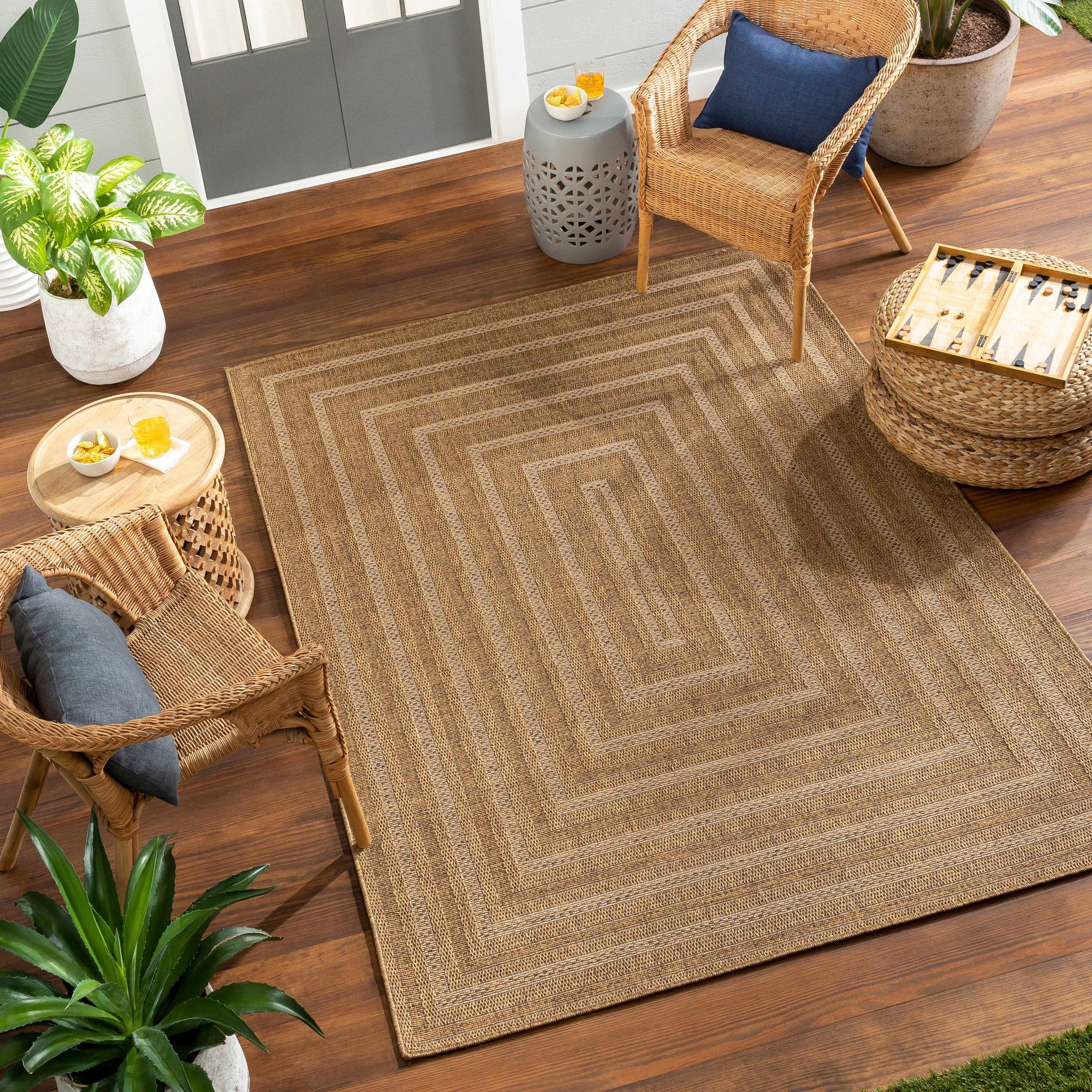 Dyami Flatweave Faux Jute Rug-1