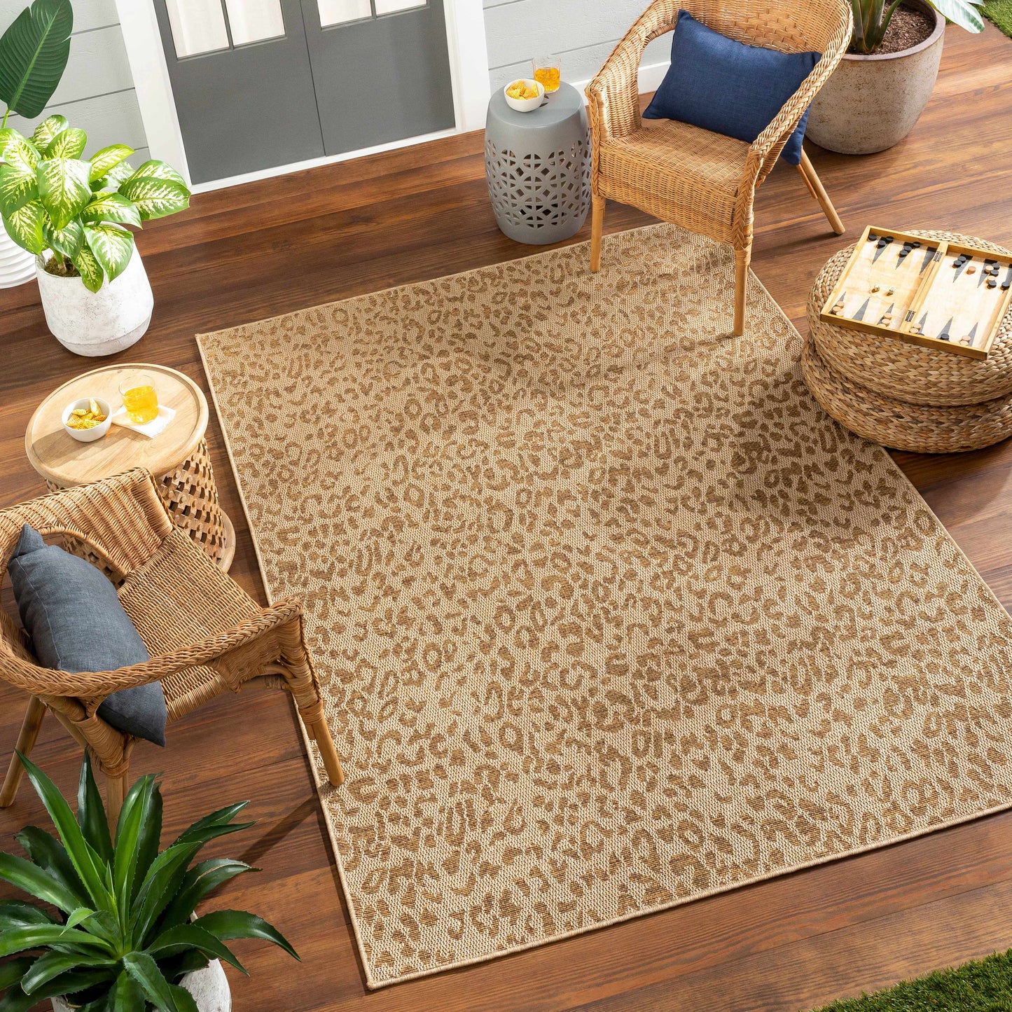 Prem Flatweave Faux Jute Rug-1