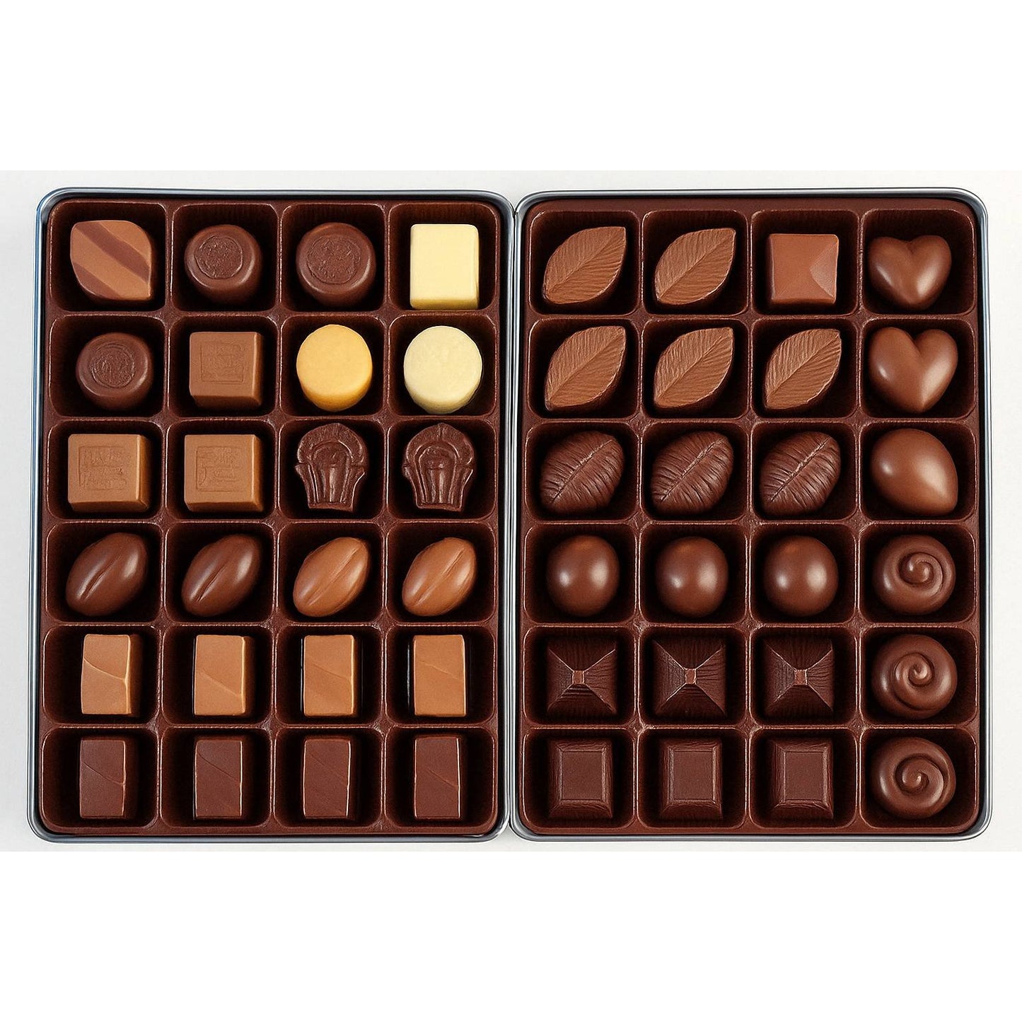 Andy Anand Sugar-Free Belgian Chocolate Truffles Gift Box, 48 pc – Gluten-Free, Handcrafted Diabetic Snacks, Gourmet Birthday & Holiday Gift