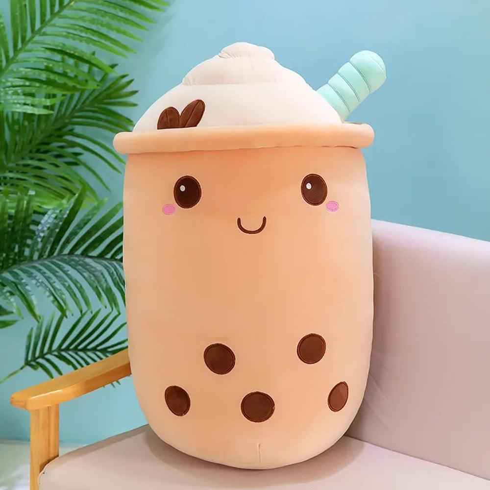 Kawaii Bubble Tea Plushie Strawberry Matcha Boba Toy Gift