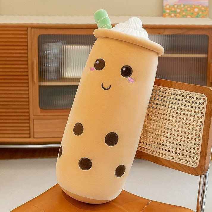 Kawaii Bubble Tea Plushie Strawberry Matcha Boba Toy Gift