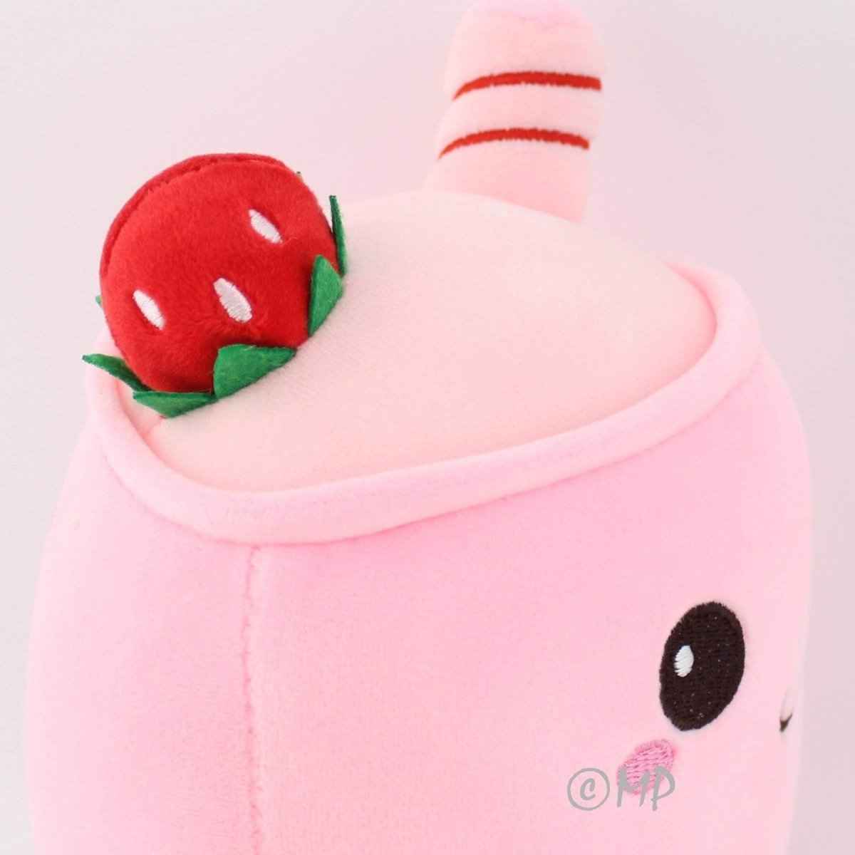 Kawaii Bubble Tea Plushie Strawberry Matcha Boba Toy Gift
