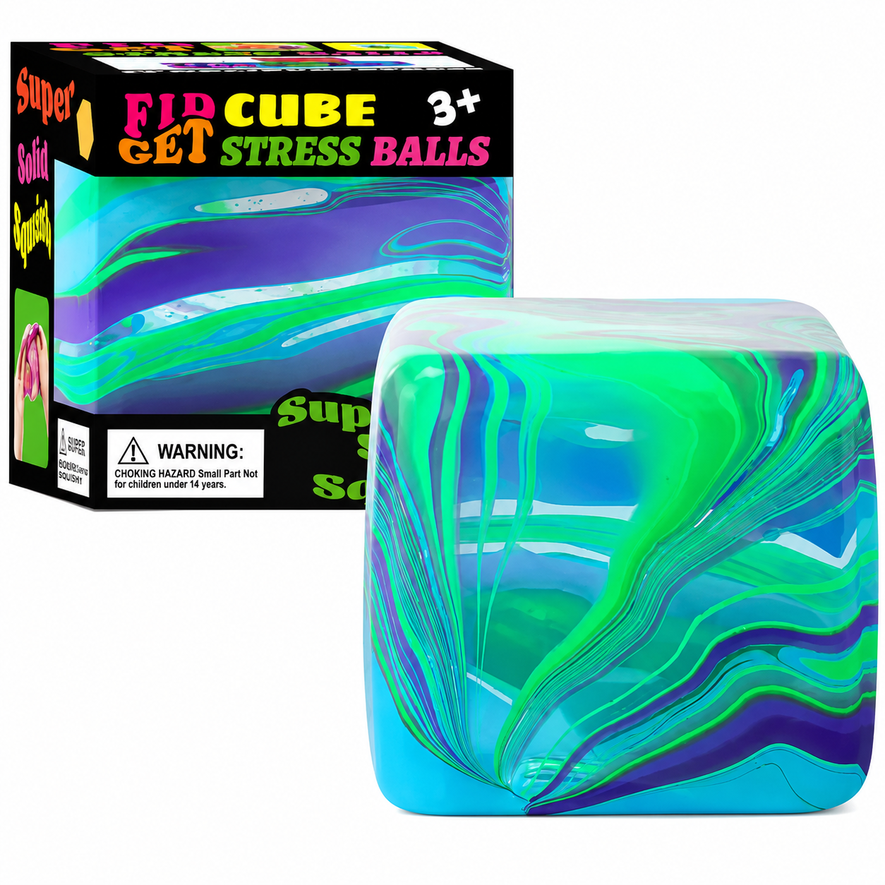 Snowflake Ice Cube Malt Sugar Squishy | Blind Box Stress Relief Toy