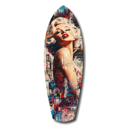 Marilyn Monroe Vintage Dreams Glass Wall Art