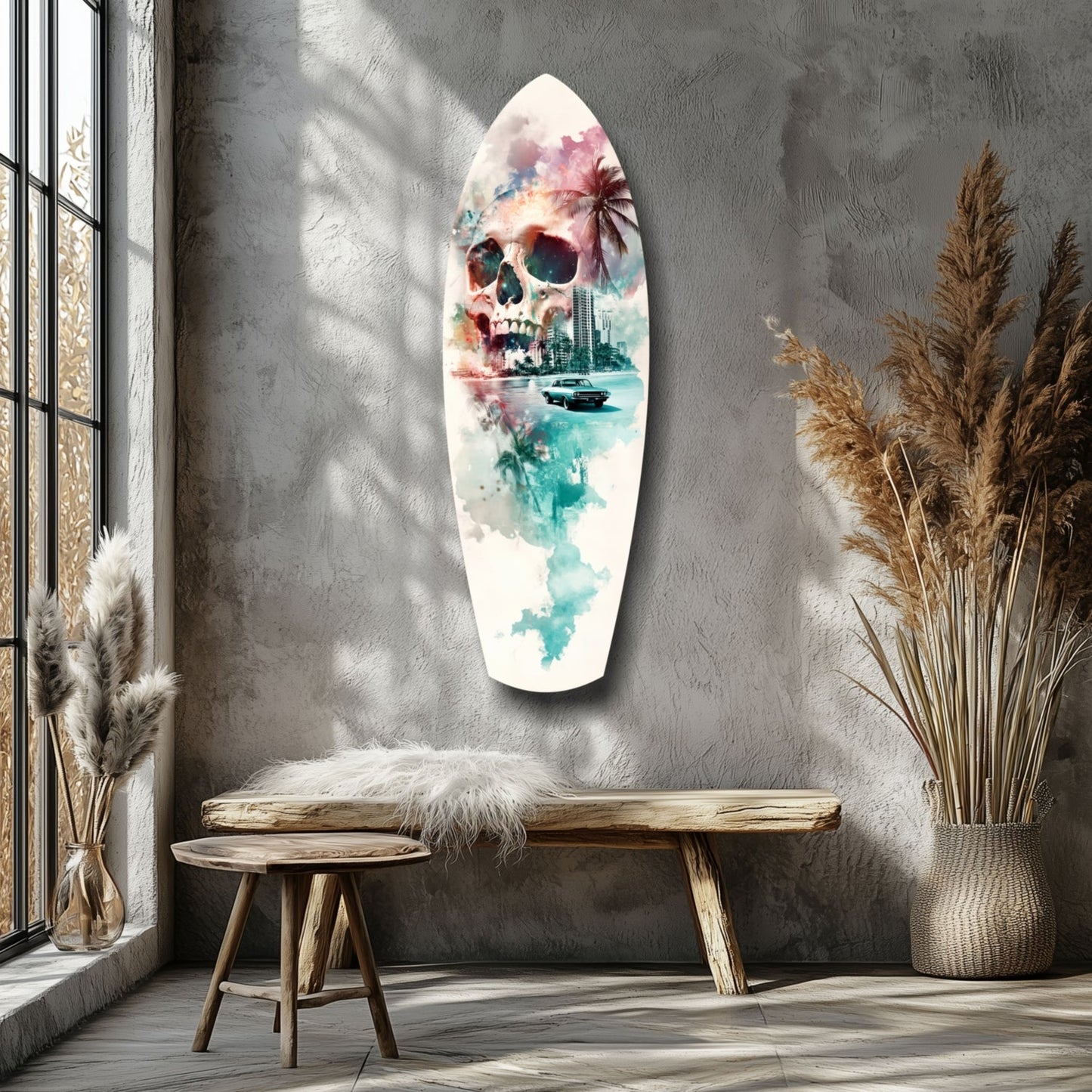 Miami Heat Glass Wall Art