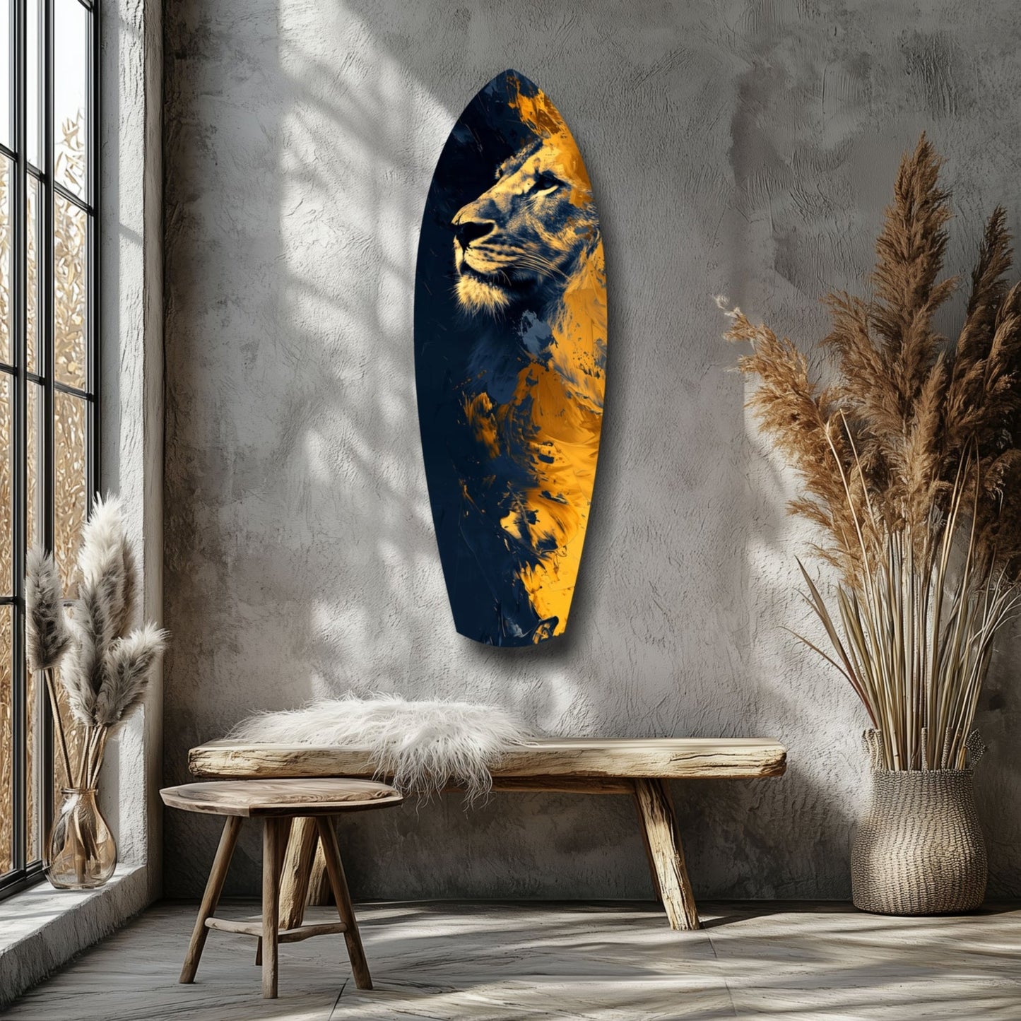 Lion Pride V1 Glass Wall Art